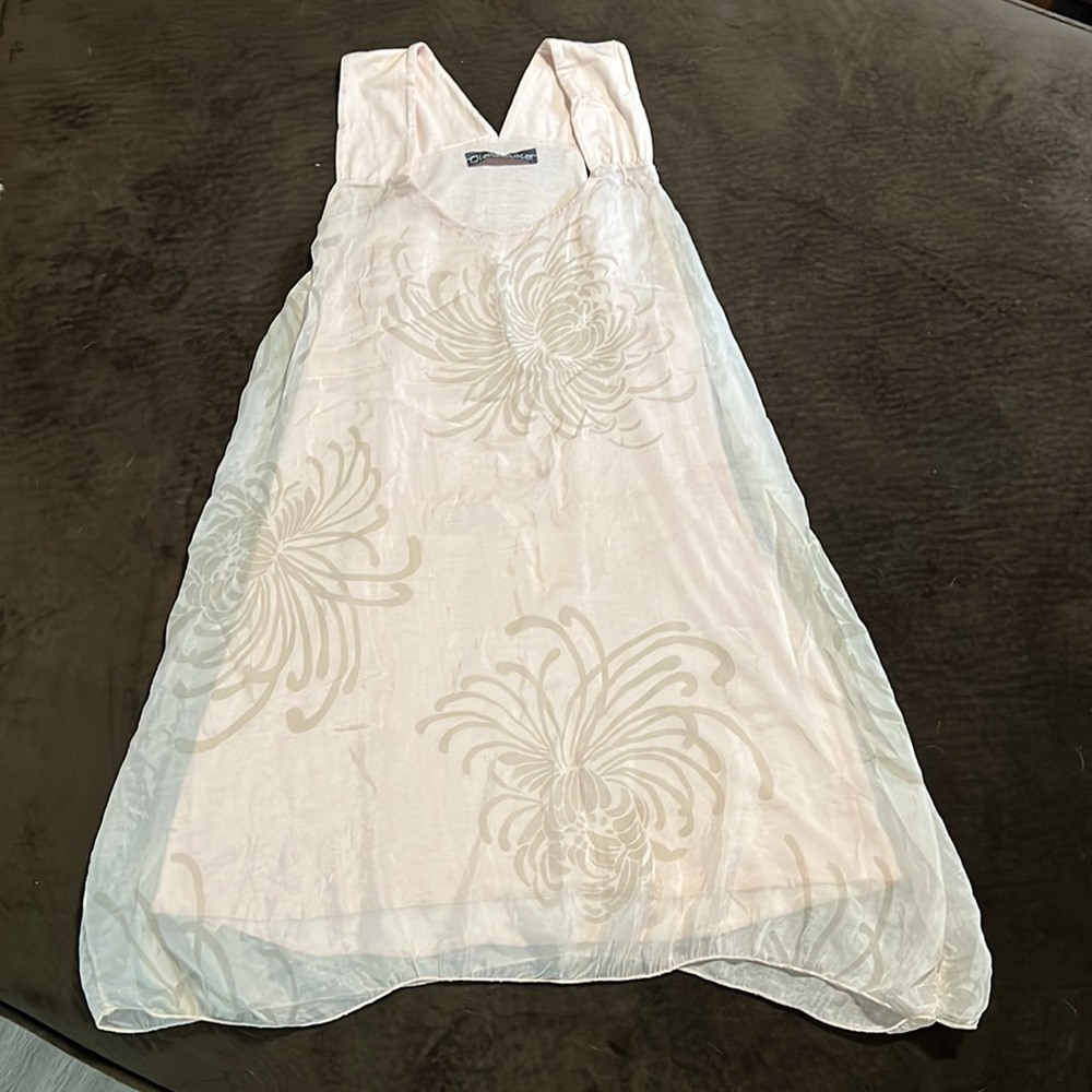 Diabolika Seta Silk Tank Top with Underlay